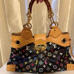 Takashi Murakami x Louis Vuitton Black Monogram Multicolore Ursula